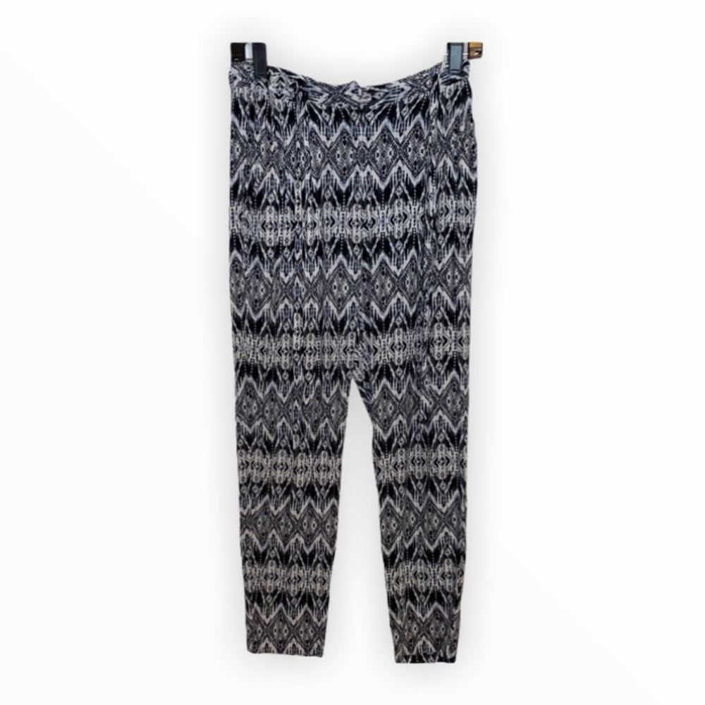 Joe B | boho jogger tie waist zipper pants